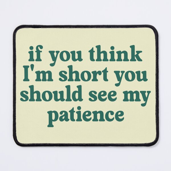 Item preview, Short Patience designed and sold by Hey, Lex.