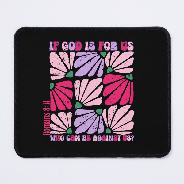 Item preview, Romans 8:11 Bible Verse – Retro Christian Boho Flowers designed and sold by stylishdzign.