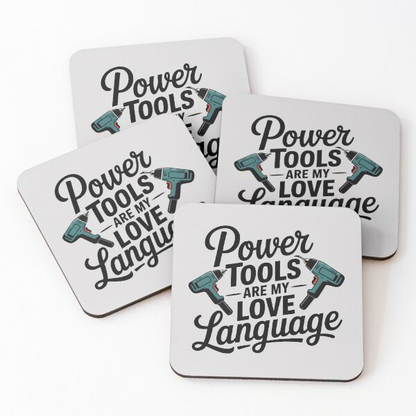 Item preview, Power Tools Are My Love Language designed and sold by Jollys-ArtShop.