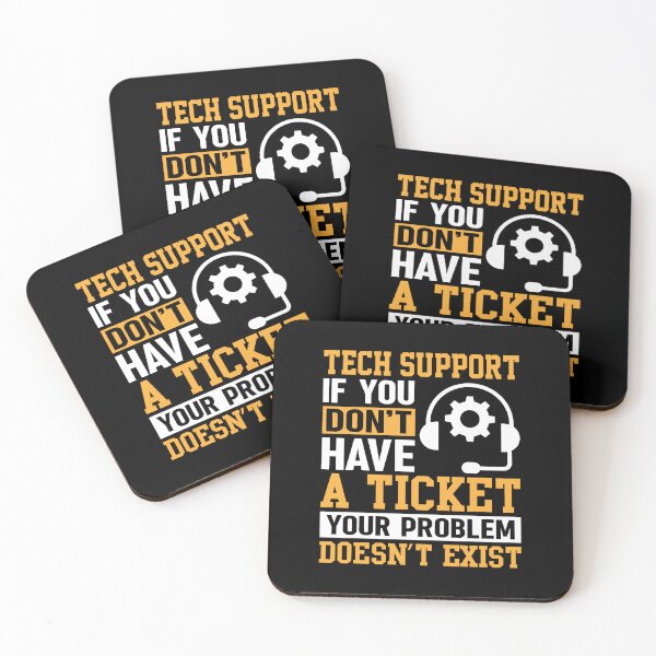Item preview, Tech Support If You Don’t Have A Ticket designed and sold by DexertimaArt.