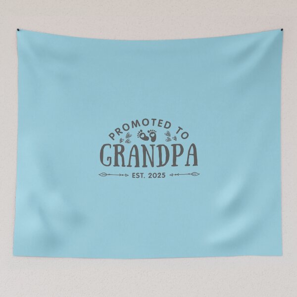 Item preview, Promoted to Grandpa EST 2025 - Funny Gift for New Grandpa in 2025 designed and sold by patternjp.