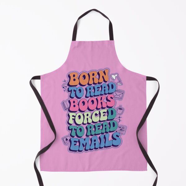 Item preview, Born To Read Books Forced To Read Emails designed and sold by ZAIKY DREAMS.