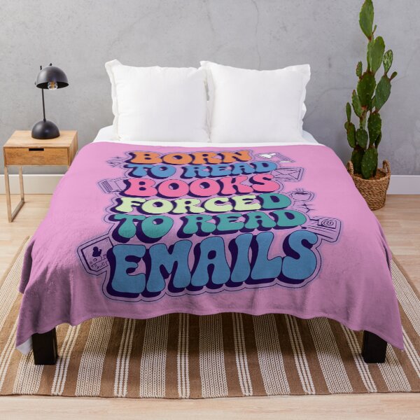 Item preview, Born To Read Books Forced To Read Emails designed and sold by ZAIKY DREAMS.