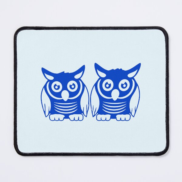 Item preview, 2 Owls night bird wise forest animal friends team designed and sold by shirt-o-mat.