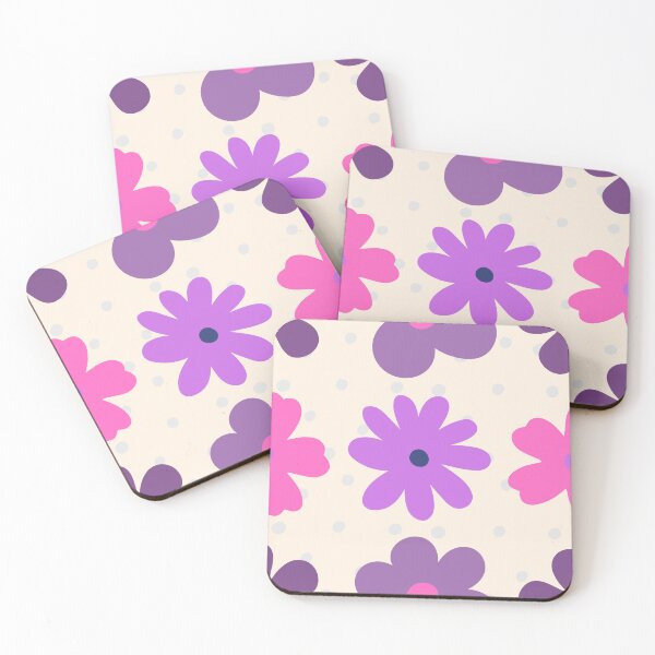 Item preview, Simple purple floral pattern designed and sold by Floraluxe.