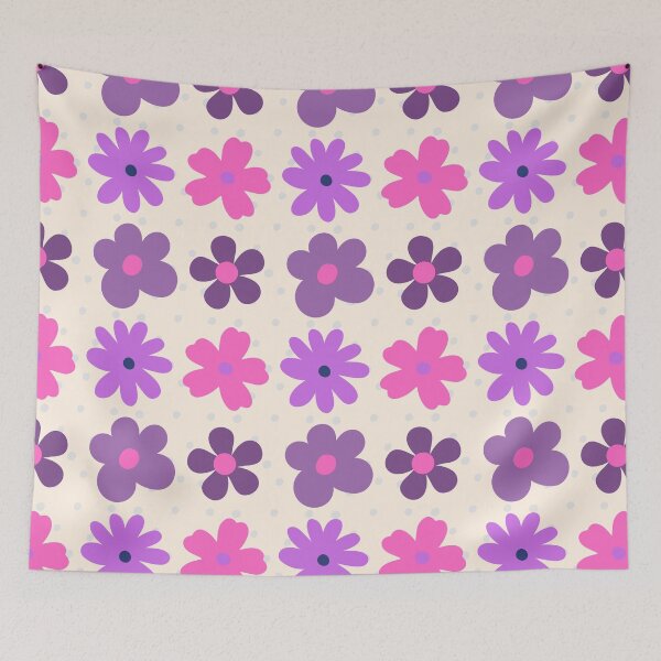 Item preview, Simple purple floral pattern designed and sold by Floraluxe.