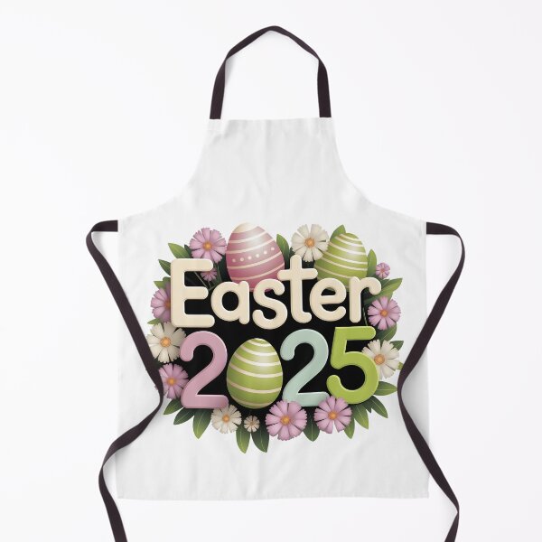 Item preview, Easter 2025 Celebration Pastel Eggs & Blooming Flowers Festive Seasonal T-Shirt Design designed and sold by AnnDesignStudio.