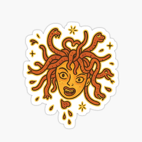 Vista previa del artículo con la obra «Medusa - Diseño de impresión», diseñado y vendido por PerlowskiArt.