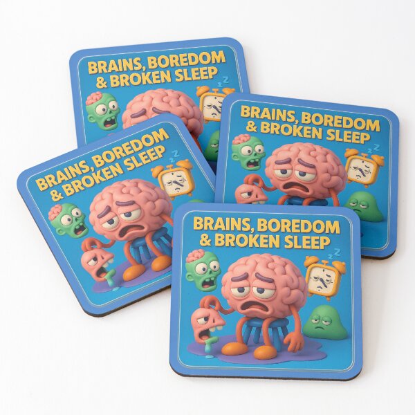 Item preview, Brains, boredom and broken nights – A humorous statement designed and sold by Girih.