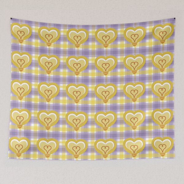 Item preview, Bright Heart Racoon Caring Bear Cousin Plaid designed and sold by joysqueezed-out.
