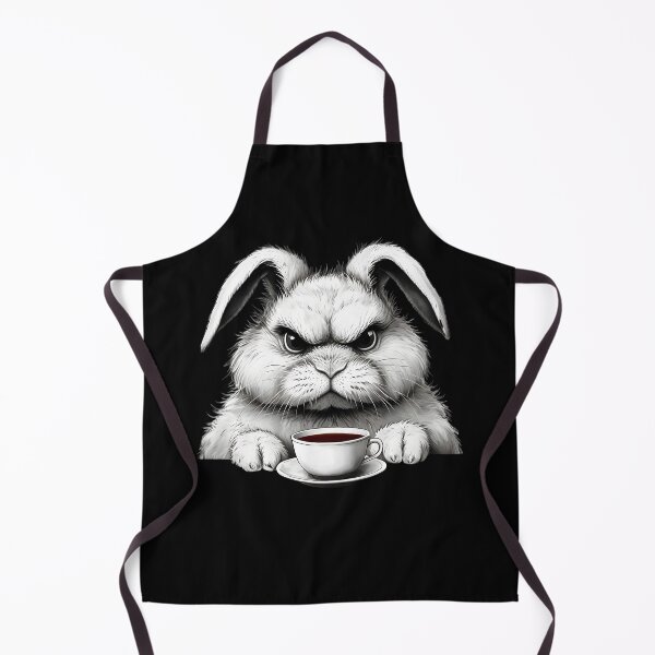 Item preview, Rabbit, Grumpy until Caffeinated designed and sold by Lhdigitaldesign.