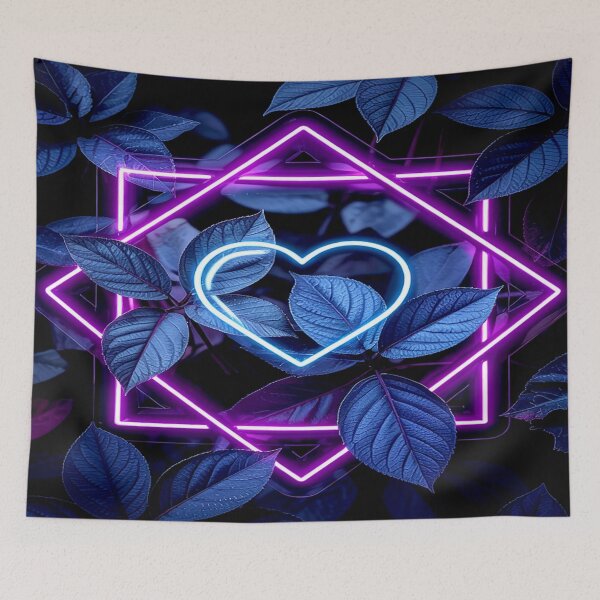 Item preview, Neon Heart: Geometry and Glow designed and sold by Exodoi.