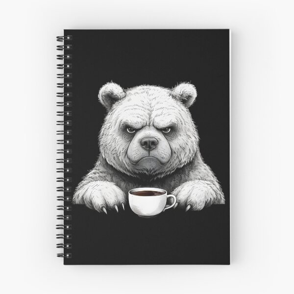 Item preview, Bear, Grumpy until Caffeinated  designed and sold by Lhdigitaldesign.