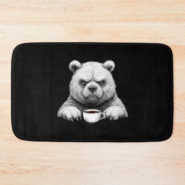 Item preview, Bear, Grumpy until Caffeinated  designed and sold by Lhdigitaldesign.