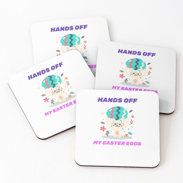Item preview, HAPPY EASTER HANDS OFF EGGS designed and sold by Shelbineshop.