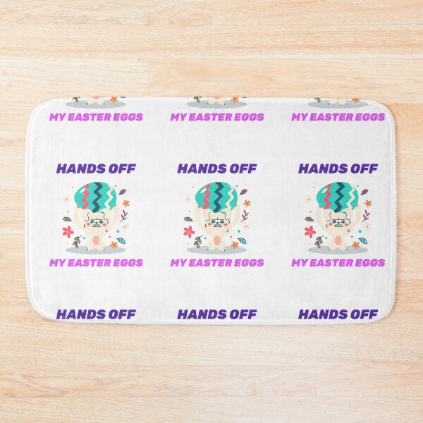 Item preview, HAPPY EASTER HANDS OFF EGGS designed and sold by Shelbineshop.