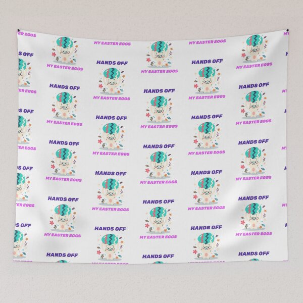 Item preview, HAPPY EASTER HANDS OFF EGGS designed and sold by Shelbineshop.