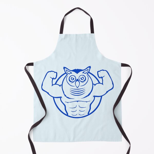 Item preview, Owl Bodybuilder Muscles Biceps Poses Gym Rat Cool designed and sold by shirt-o-mat.