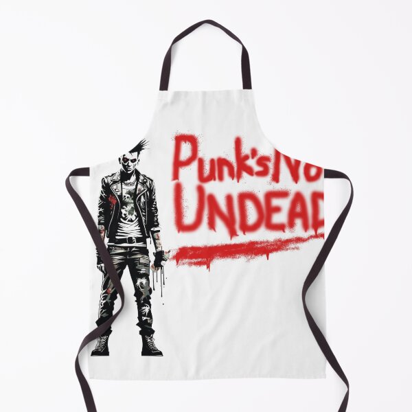 Aperçu de l'œuvre LE PUNK N'EST PAS MORT-VIVANT créée et vendue par AltPunkDesigns.