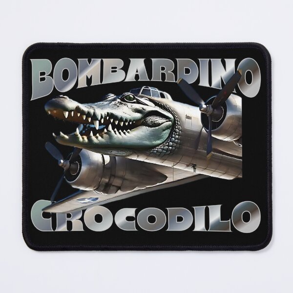 Item preview, Bombardino crocodilo italian brainrot meme designed and sold by LayersDesign.