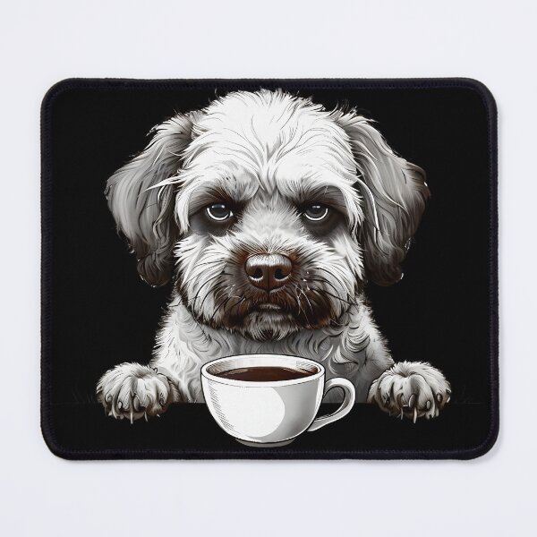 Item preview, Dog, Grumpy until Caffeinated designed and sold by Lhdigitaldesign.