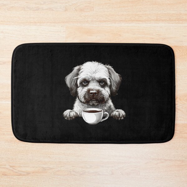 Item preview, Dog, Grumpy until Caffeinated  designed and sold by Lhdigitaldesign.