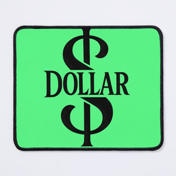 Item preview, Minimalist Dollar Symbol Black Typography Design designed and sold by ExploreAura Studio.