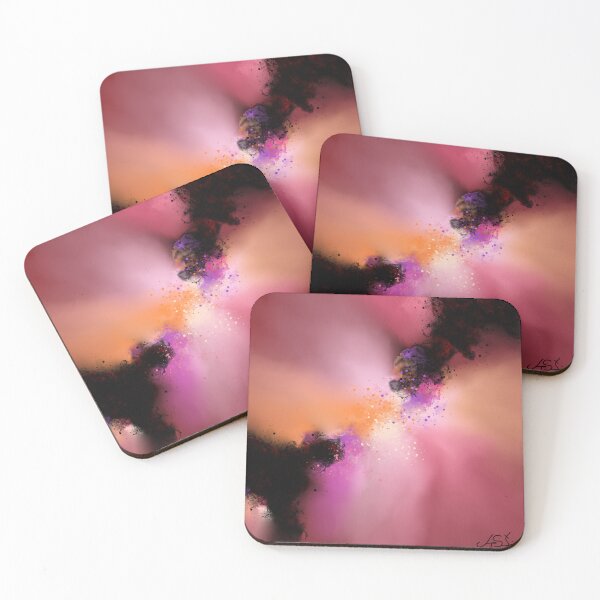 Item preview, Dust In The Wind - Pink Orange Abstract designed and sold by Joey Santiago.