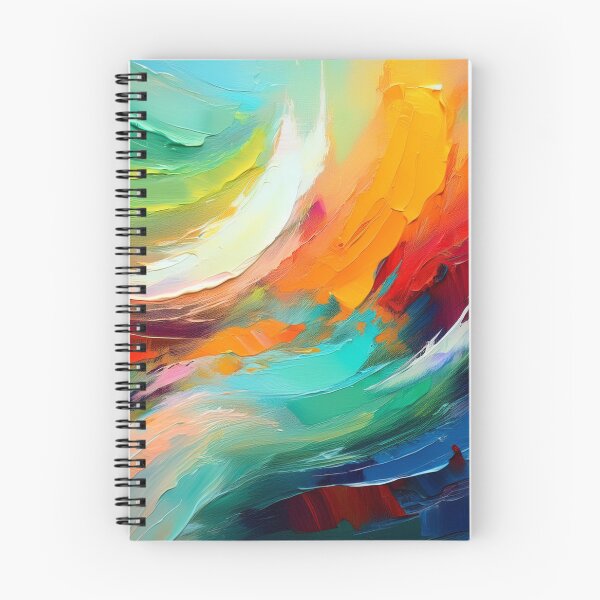 Aperçu de l'œuvre Explosion d'énergie vive - Peinture abstraite dynamique créée et vendue par Patternair.