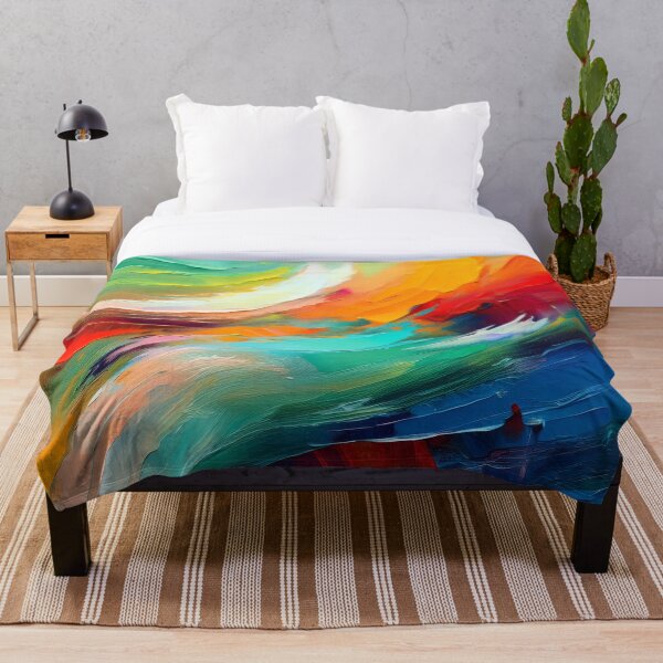 Item preview, Explosión de energía vívida: pintura abstracta dinámica designed and sold by Patternair.