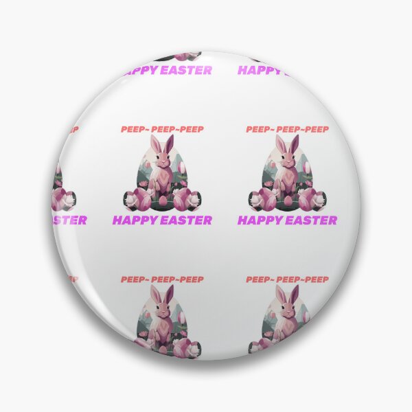 Item preview, HAPPY EASTER EGGS BUNNY  designed and sold by Shelbineshop.