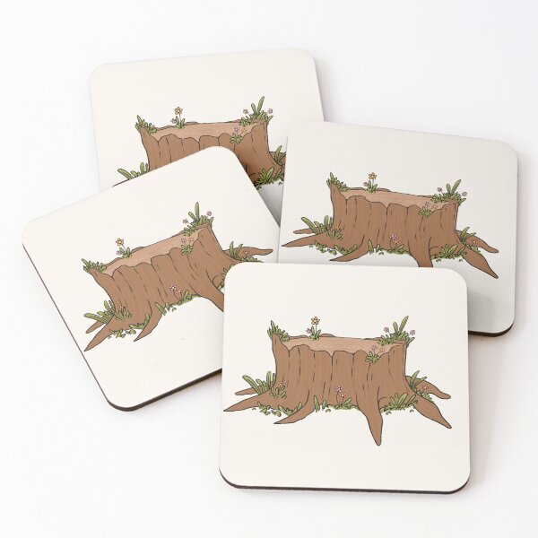 Item preview, Overgrown Tree Stump Doodle designed and sold by Mayfully.