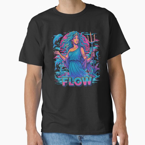 Aperçu de l'œuvre Reine du flux élémentaire créée et vendue par JonelleTshirts.