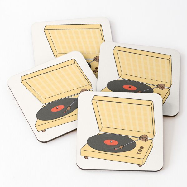 Item preview, Vinyl Record Player Doodle designed and sold by Mayfully.