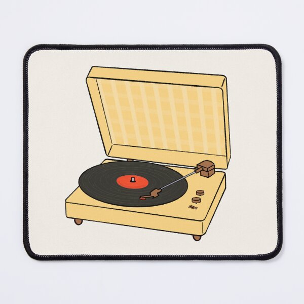 Item preview, Vinyl Record Player Doodle designed and sold by Mayfully.