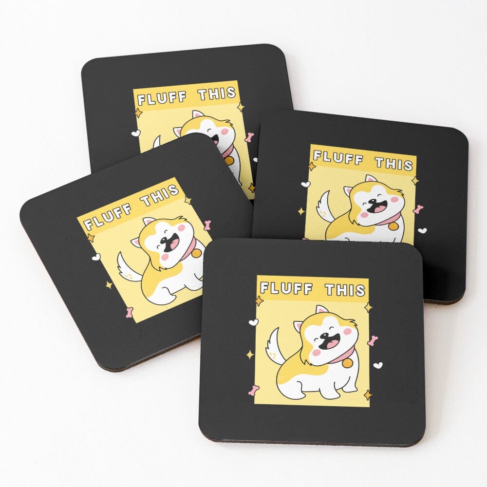 Item preview, Coasters (Set of 4) designed and sold by PandaInkLab.
