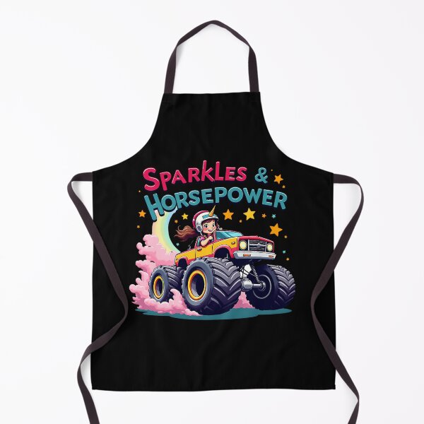 Item preview, Sparkles & Horsepower – Colorful Girl Power Design designed and sold by Fragy72.