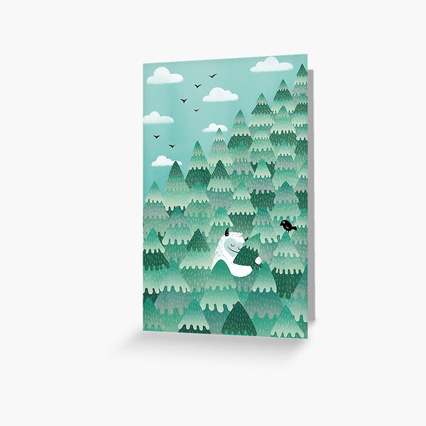Tree Hugger (Spring & Summer version) Greeting Card