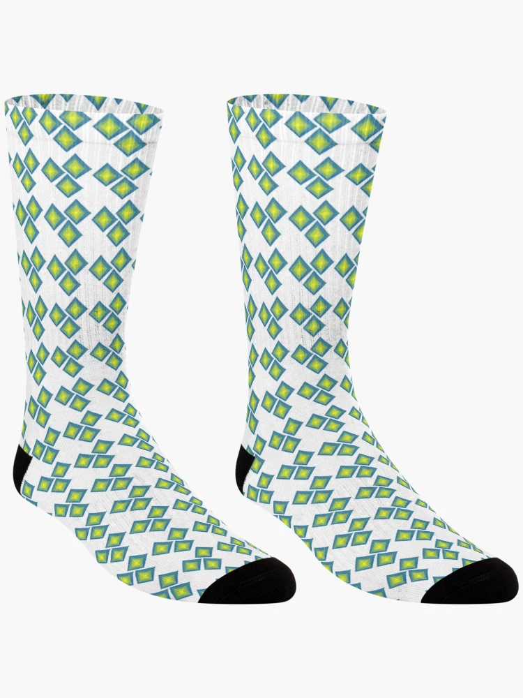 Thumbnail 3 of 5, Socks, Geometric pattern designed and sold by InnaCreates.