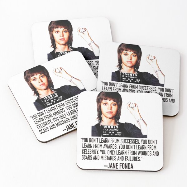 Item preview, JANE FONDA MUGSHOT QUOTE designed and sold by AltPunkDesigns.