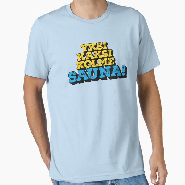 Artikel-Vorschau von Yksi Kaksi Kolme Sauna von Bara Bada Bastu - Kaj - Eurovision Schweden - Eurovision Song Contest 2025 - ESC2025 - ESC25 - Basel, designt und verkauft von Vision-Tees.