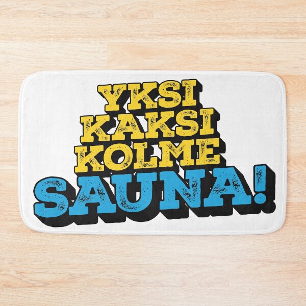 Item preview, Yksi Kaksi Kolme Sauna from Bara Bada Bastu - Kaj - Eurovision Sweden - Eurovision Song Contest 2025 - ESC2025 - ESC25 - Basel designed and sold by Vision-Tees.