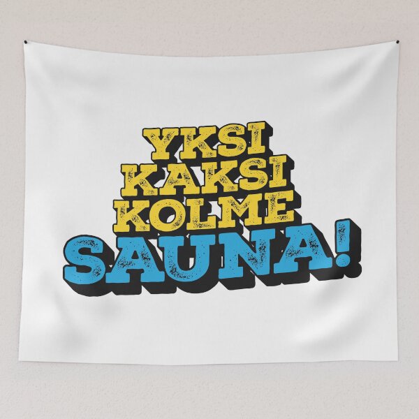 Item preview, Yksi Kaksi Kolme Sauna from Bara Bada Bastu - Kaj - Eurovision Sweden - Eurovision Song Contest 2025 - ESC2025 - ESC25 - Basel designed and sold by Vision-Tees.