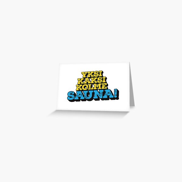Item preview, Yksi Kaksi Kolme Sauna from Bara Bada Bastu - Kaj - Eurovision Sweden - Eurovision Song Contest 2025 - ESC2025 - ESC25 - Basel designed and sold by Vision-Tees.