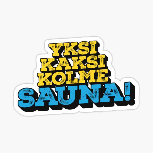 Artikel-Vorschau von Yksi Kaksi Kolme Sauna von Bara Bada Bastu - Kaj - Eurovision Schweden - Eurovision Song Contest 2025 - ESC2025 - ESC25 - Basel, designt und verkauft von Vision-Tees.