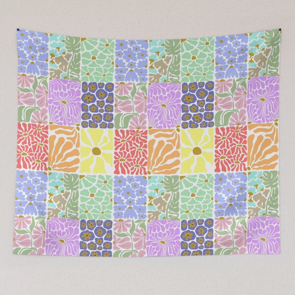 Item preview, Floral Tile Pattern designed and sold by ghartdesign.