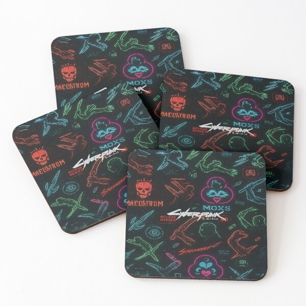 Item preview, Glitch Tessellation: Cyberpunk 2077 Neon  designed and sold by GALLERYCREATOR.