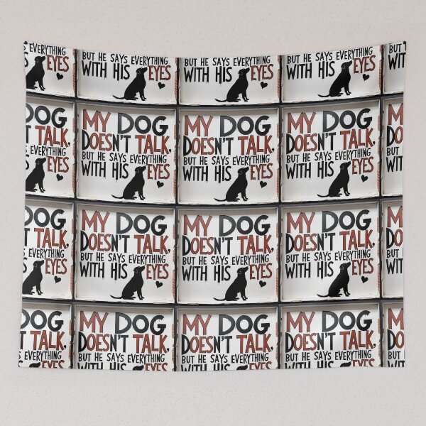Item preview, The Language of Her Gaze – Urban Dog Love designed and sold by All Creative Designer.