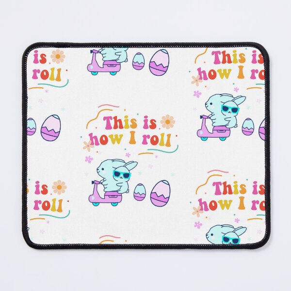 Item preview, HAPPY EASTER EGGS BUNNY SCOOTER ROLL designed and sold by Shelbineshop.