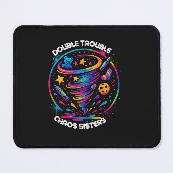 Item preview, Colorful Chaos Tornado Girls energy Cartoon Tee Neon Graffiti Style designed and sold by Merchdusa.